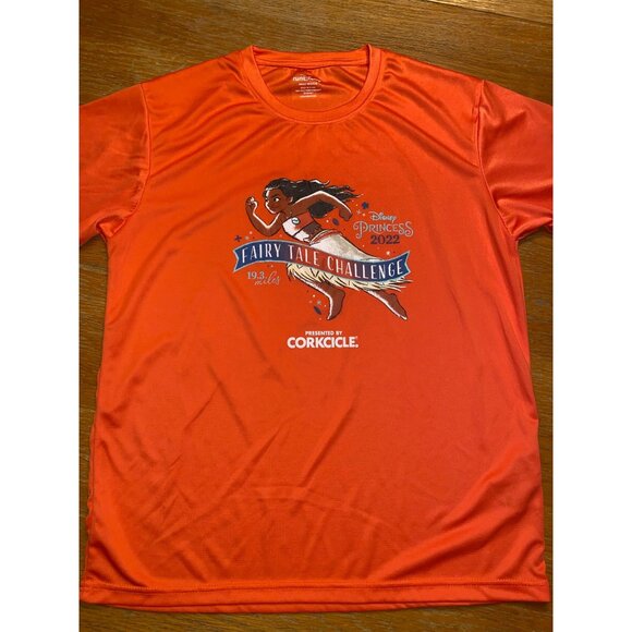 runDisney Orange Short Sleeve-M - Picture 1 of 4